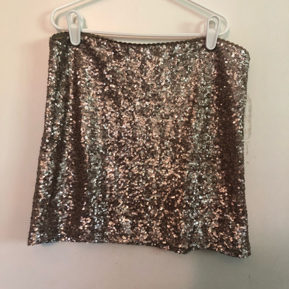 Forever 21 gold skirt